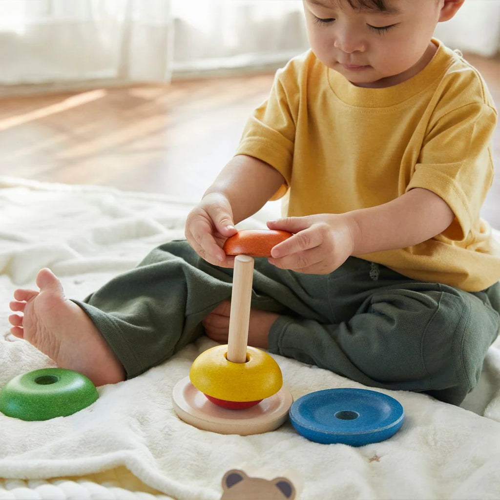 Baby Safe & Natural Stacking Ring - Bear