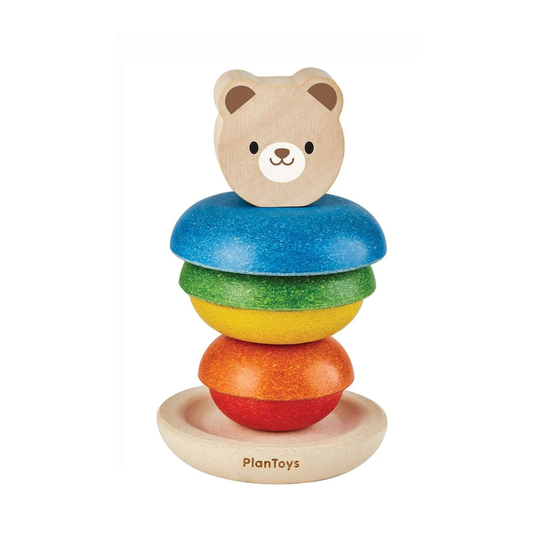 Baby Safe & Natural Stacking Ring - Bear