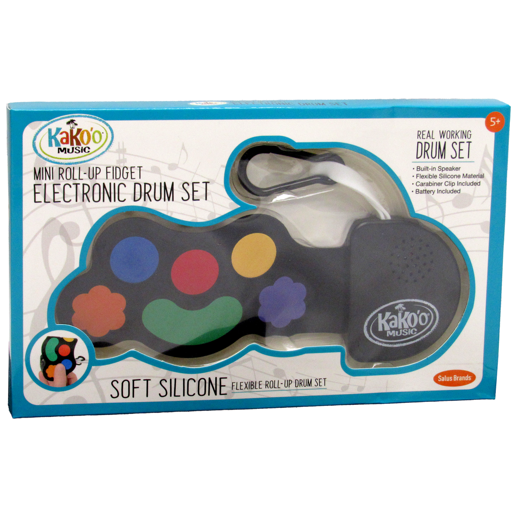 KaKo o Mini Silicone Keychain Instruments Drum Set