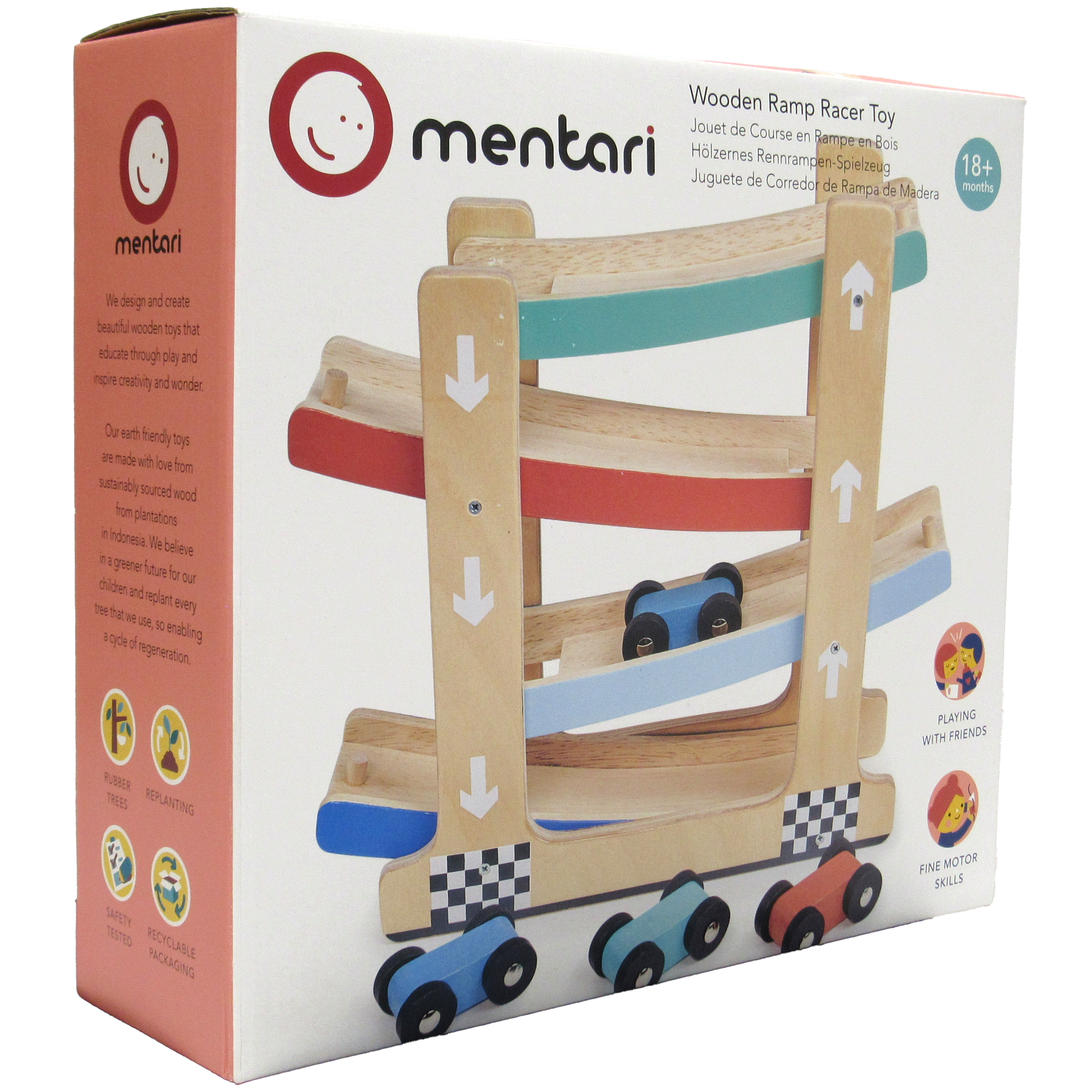 Wooden Ramp Racer Toy