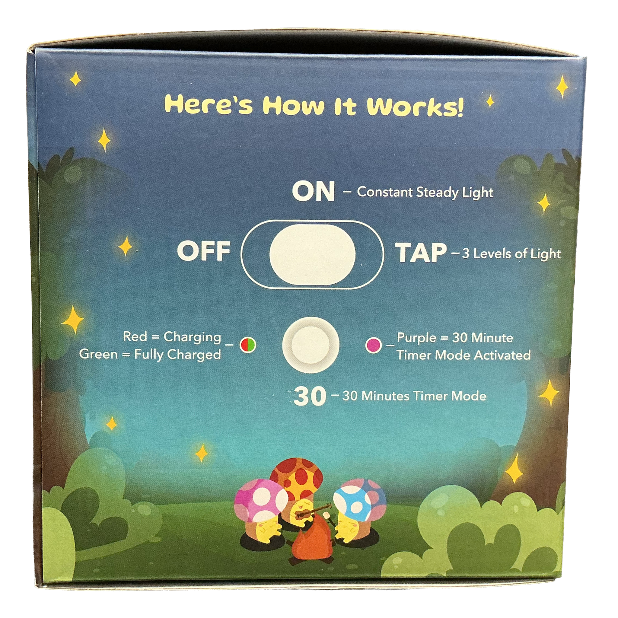 Mushi Ambient Mushroom Light Red