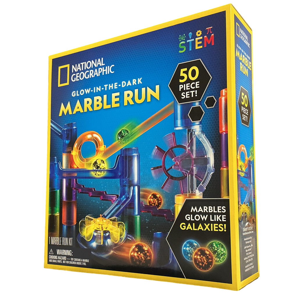 National Geographic Glow-in-the-Dark Marble Run 50 pc
