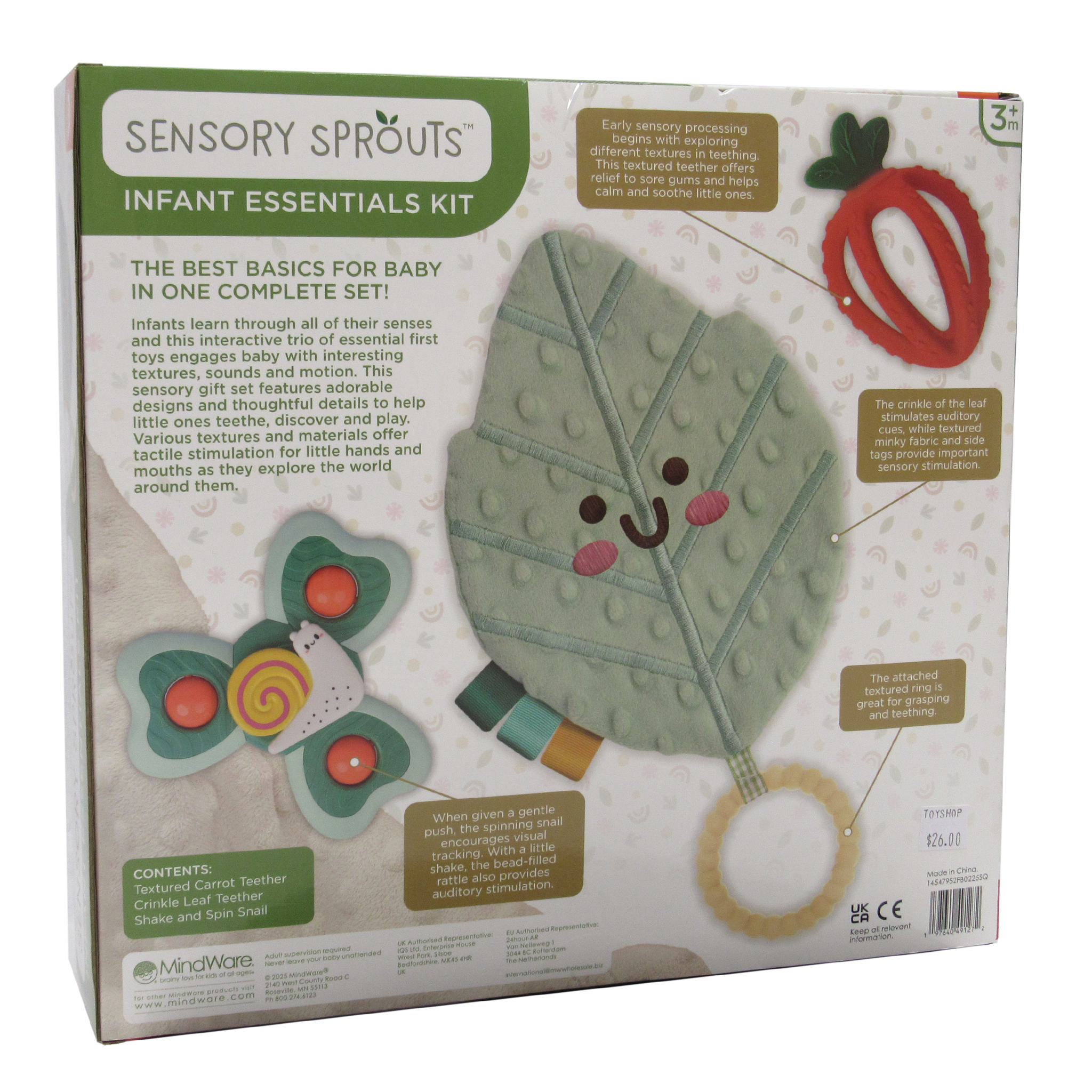 Sensory Sprouts Infant Essentials Set