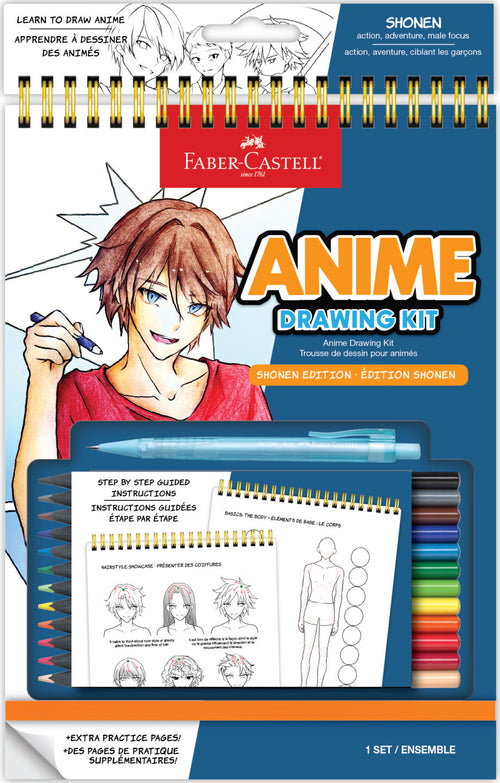 Anime Drawing Kit - Shonen Edition