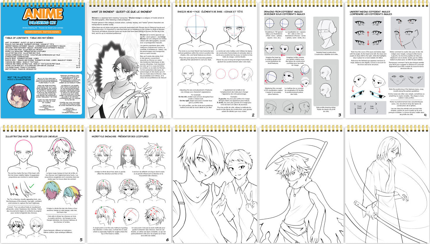 Anime Drawing Kit - Shonen Edition