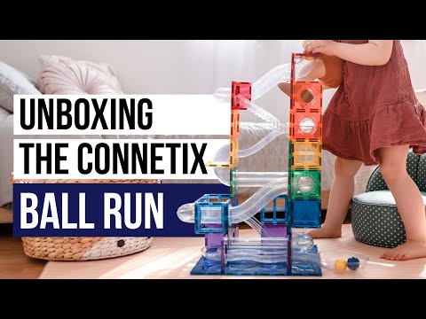 CONNETIX Rainbow Ball Run Pack, 92 Pieces