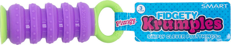 Krumples Plungy fidget toy (Purple)