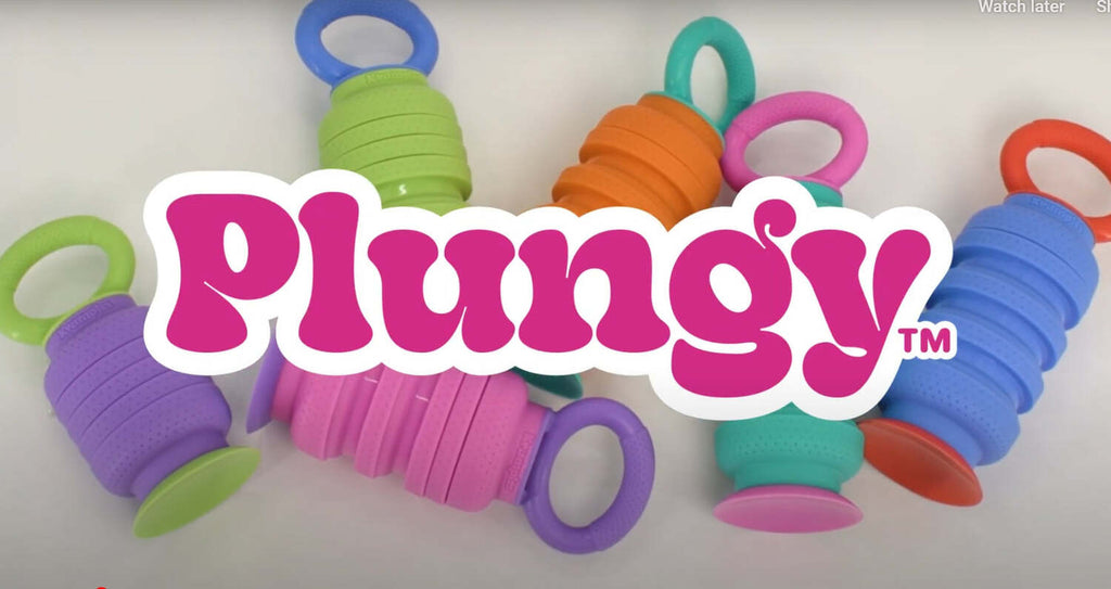 Krumples Plungy fidget toy (Purple)