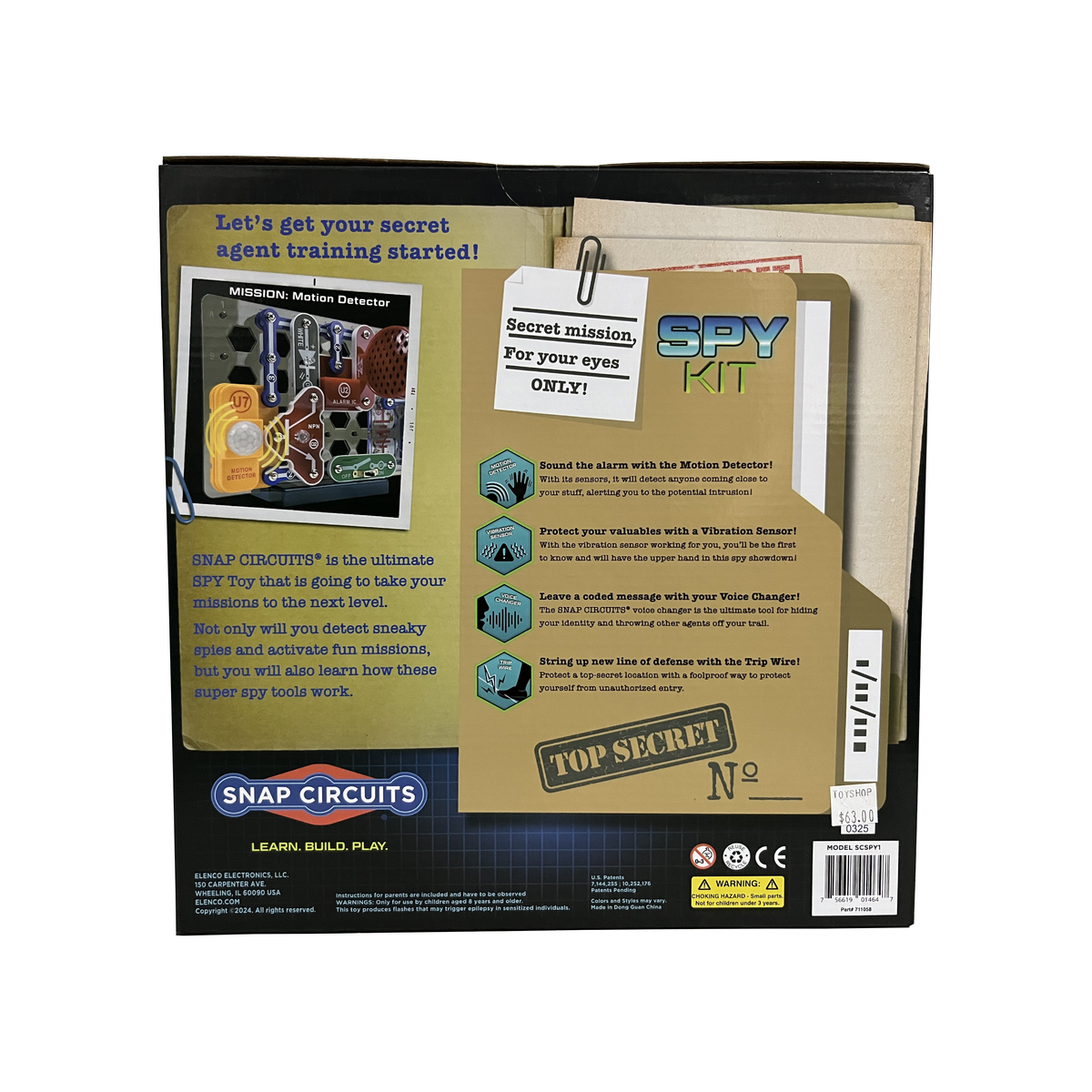 Snap Circuits Spy Kit