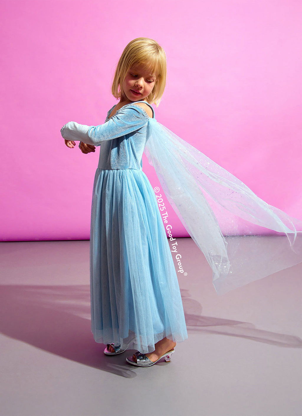 Great Pretenders Velvety Soft Sisters Forever Blue, size 5/6