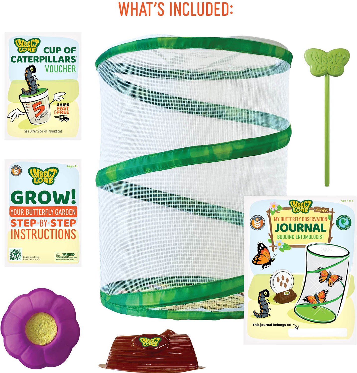 The Original Butterfly Garden Life Cycle Kit: with Prepaid Voucher